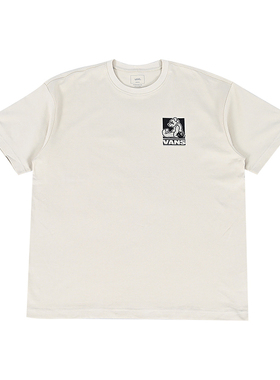 VANS范斯新款男百搭运动休闲短袖T恤小熊印花圆领上衣VN000NMD2N1