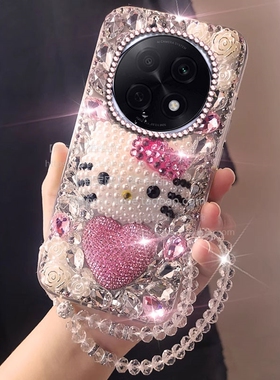 高端满钻镶钻适用OPPOA5Pro手机保护壳女款A9硬壳A2m防摔K1/2025年A2网红A1透明R11s小众A57 全包A3新品A83保