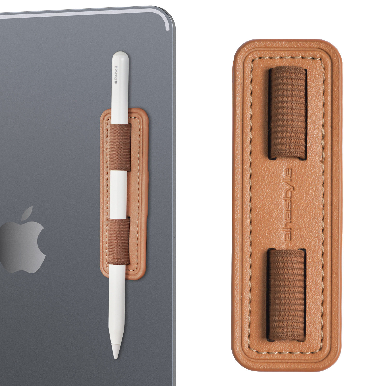 适用applepencil收纳笔槽苹果小米平板电脑粘贴式文石倍思华为mpencil二三代手写笔便携式防丢笔托架可移背胶