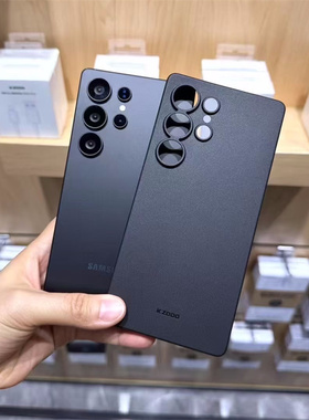 适用三星25ultra手机壳新款韩国原装GalaxyS25镜头全包S25 Plus透明超薄男生黑色s25u防摔高级感s25pro保护套