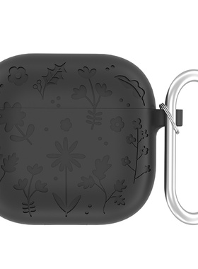 适用苹果airpods3pro保护壳苹果无线蓝牙耳机AirPods4一体式防掉盖新款AirPodsPro3/2硅胶一二代全包防摔软套