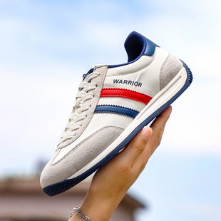 回力男鞋夏季透气低帮休闲鞋平底防滑阿甘软底舒适运动板鞋德训鞋