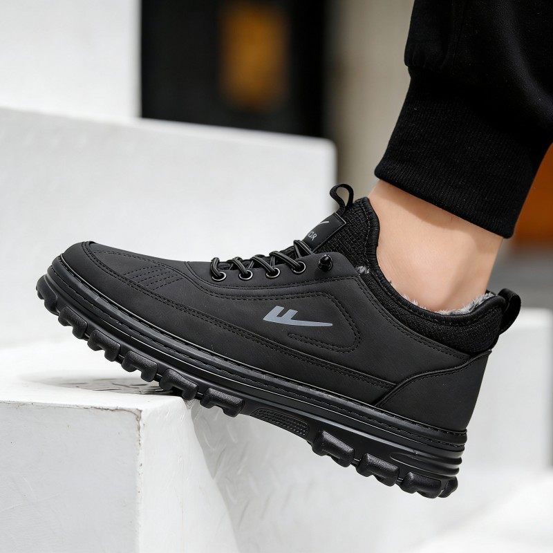 回力男士棉鞋冬季加绒保暖防滑防水爸爸鞋一脚蹬黑色运动休闲鞋,流行男鞋,棉鞋,淘宝优惠券,粉丝福利购,淘宝优惠卷