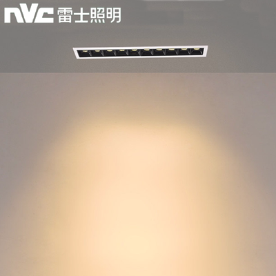 格栅灯客厅主卧雷士铝材超小开孔