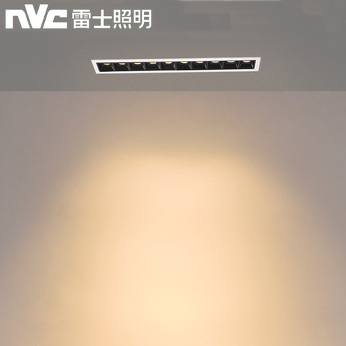 格栅灯客厅主卧雷士铝材超小开孔