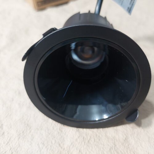 雷士照明全黑色NLED626/9W 12W高显指射灯嵌入式防眩洗墙灯无主灯
