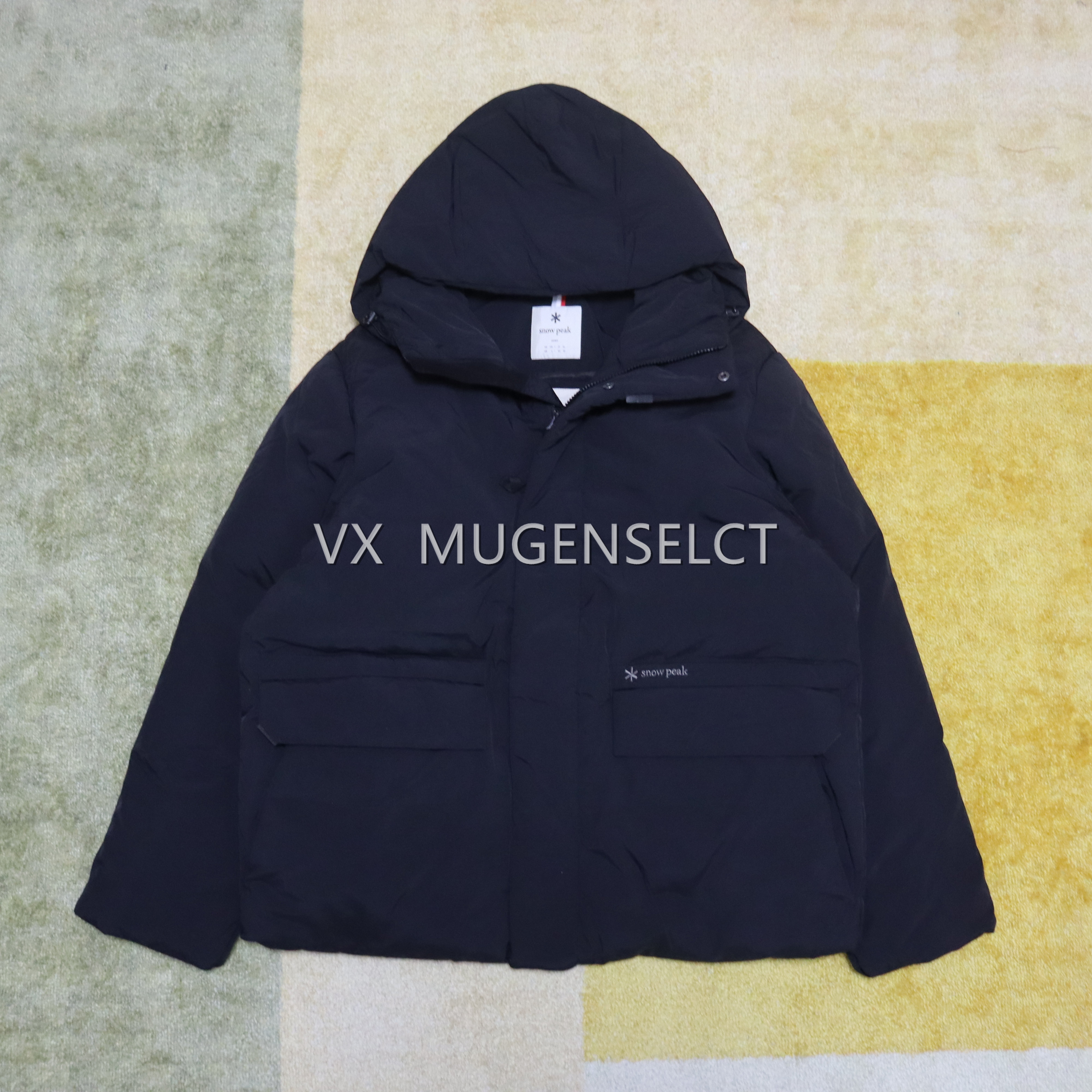 snow peak 21aw 黑标 down jacket 羽绒服 刺绣 外套