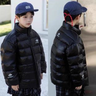 牛哆哆童装冬新品男女童短款羽绒服外套儿童白鸭绒外套54623