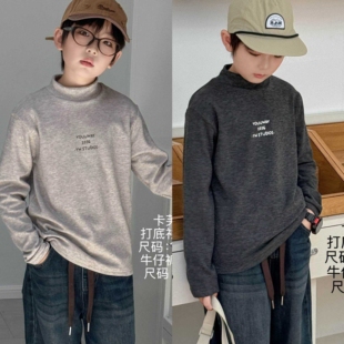 卡芙恰恰2025秋冬款 百搭半高领保暖内搭5658 德绒打底衫