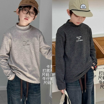 卡芙恰恰2025秋冬款德绒打底衫百搭半高领保暖内搭5658