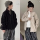 款 大E小e童装 2025冬季 男女儿童校服神器长毛绒奥粒绒外套5020