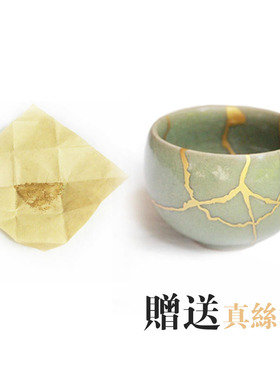 金粉纯金上金金缮漆画