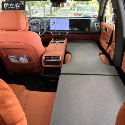 适用理想L6车载旅行海绵床垫可折叠前后排自驾游午睡汽车内睡觉