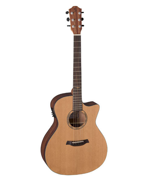 德国baton rouge a11c/ace 红杉面单吉他 缺角