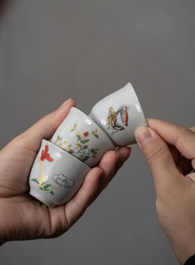 便携式旅行茶具套装一壶三杯仿古陶瓷茶具伴手创意礼快客杯