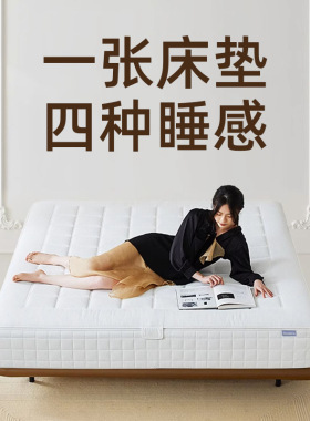 厂家直销私人高定调节可拆卸床垫席梦思乳胶独立袋装弹簧床垫家用