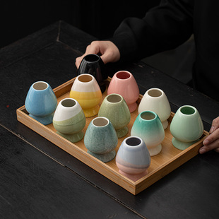大号陶瓷茶筅立 窑变复古日式茶筅座茶筅托抹茶工具 仿宋点茶配件