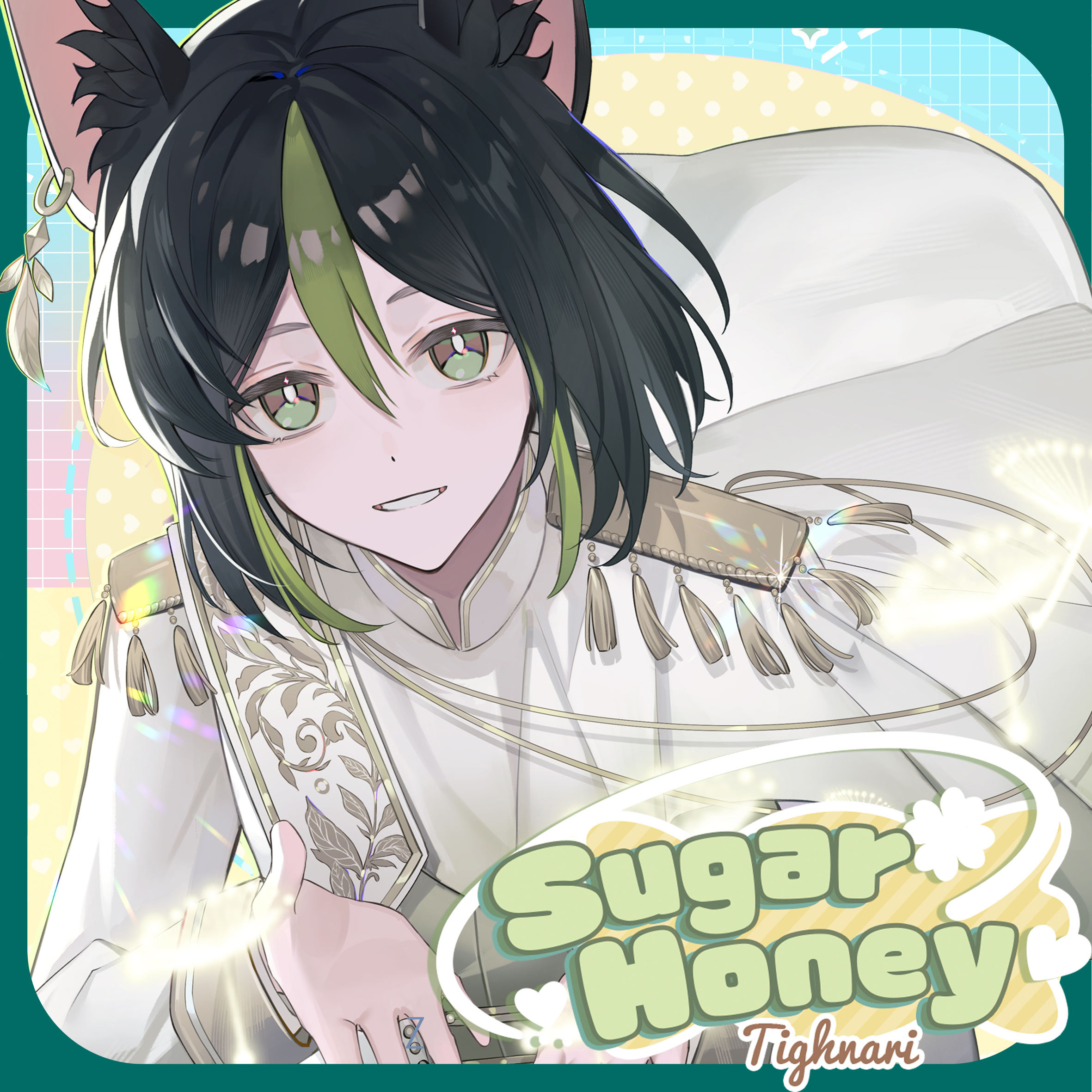 【原神同人寄售】Sugar Honey-魈-idol主题 色纸徽章镭射票流麻