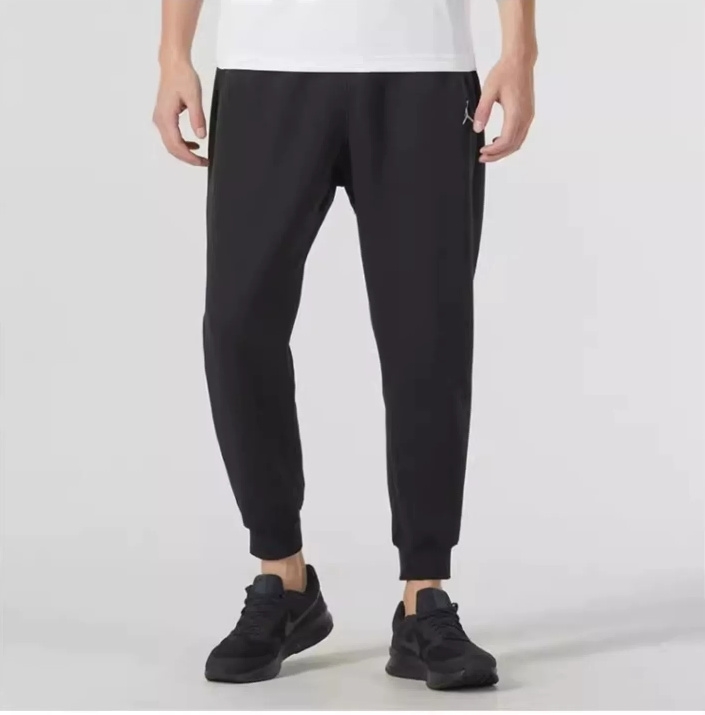 NIKE耐克新款休闲透气收口小脚刺绣飞人运动长裤FJ7780-010-091