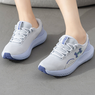 UA安德玛网面透气跑步鞋女鞋秋季新款CHARGED SURGE 4运动鞋跑鞋