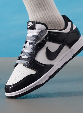 NIKE耐克正品男2025秋季新款黑白低帮运动休闲鞋HQ1965-100