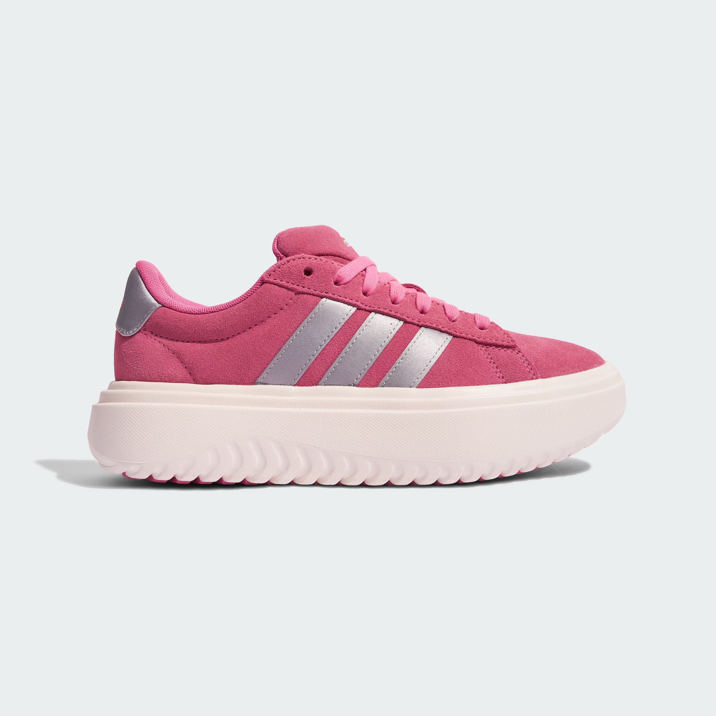 Adidas/阿迪达斯女子25年冬新款百搭增高厚底网球板鞋KI5138 5137