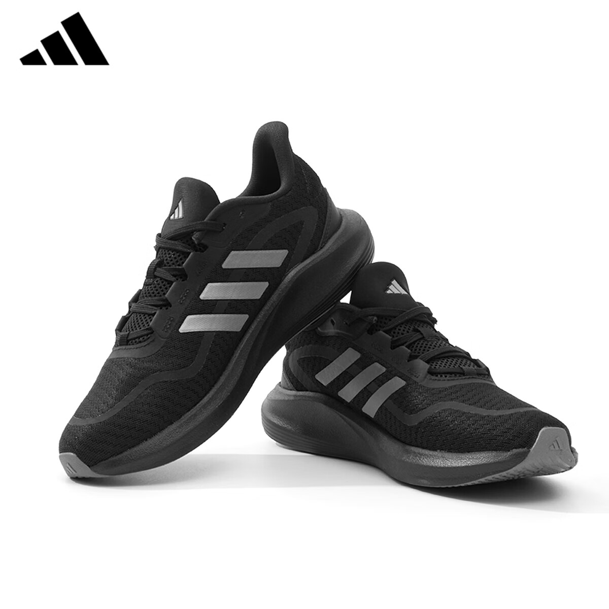 adidas阿迪达斯男鞋2025秋季新款缓震透气跑步鞋健身运动鞋JH5150