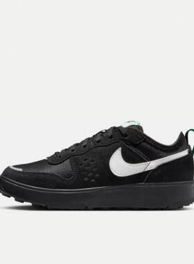 NIKE耐克中大童鞋 透气网面翻毛皮网眼运动鞋 HQ0028-001