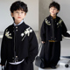 潮品童装 男童夹克新中式 儿童帅气外套洋气立领上衣 新款 2025秋季