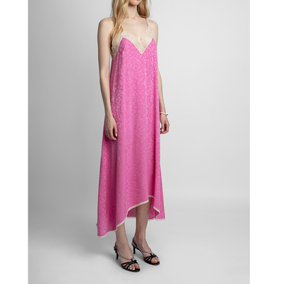 性感真丝豹纹提花蕾丝