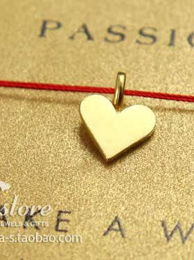 丝线款 银镀金【完美的心】吊坠 许愿项链 美国Dogeared正品