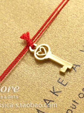 dogeared张韶涵同款爱心钥匙项链