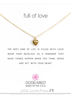 dogeared美国爱意锁骨链