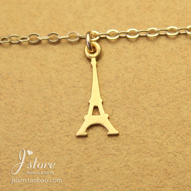 dogeared浪漫巴黎埃菲尔铁塔手链