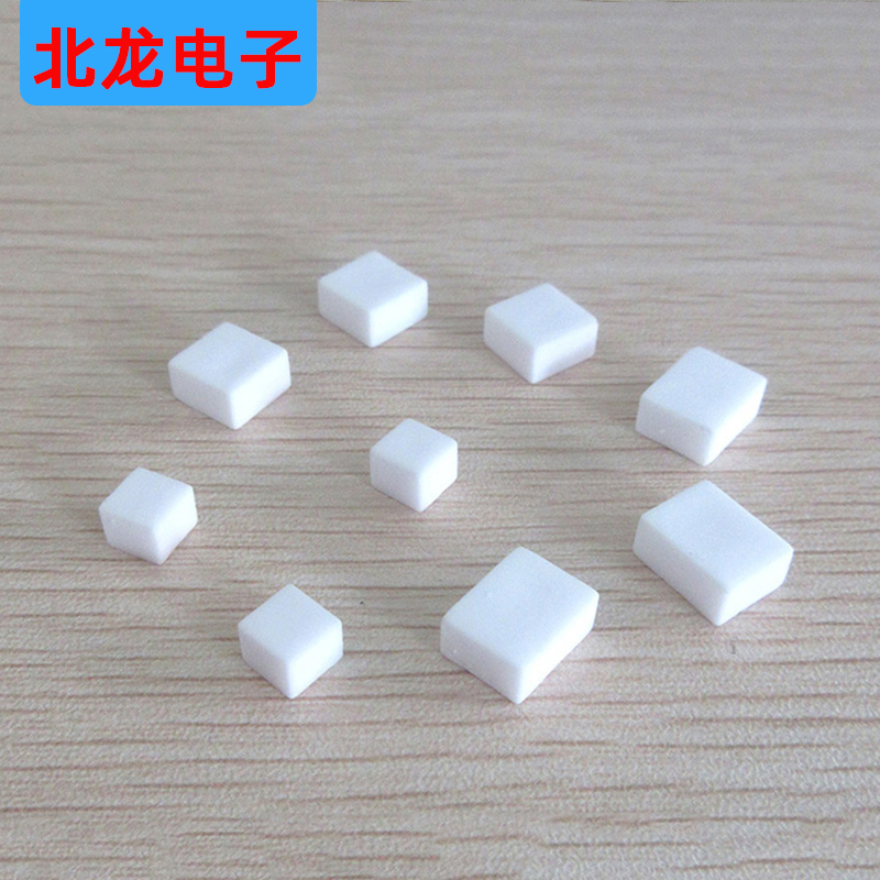 无孔96氧化铝陶瓷片7*9*4mm7.3*7.3*4mm导热耐高温绝缘陶瓷垫片
