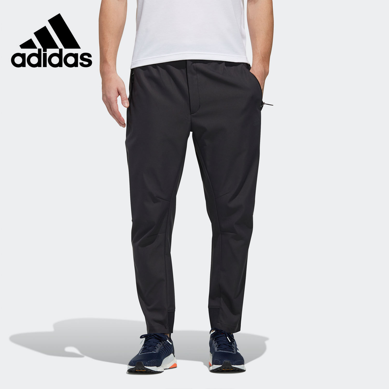 Adidas/阿迪达斯正品男子梭织舒适时尚休闲运动长裤 FM9372