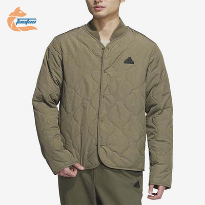 阿迪达斯男士保暖运动休闲棉服