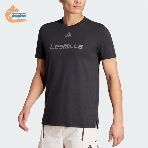 Adidas/阿迪达斯正品夏季男士宽松透气健身训练运动T恤IX7977