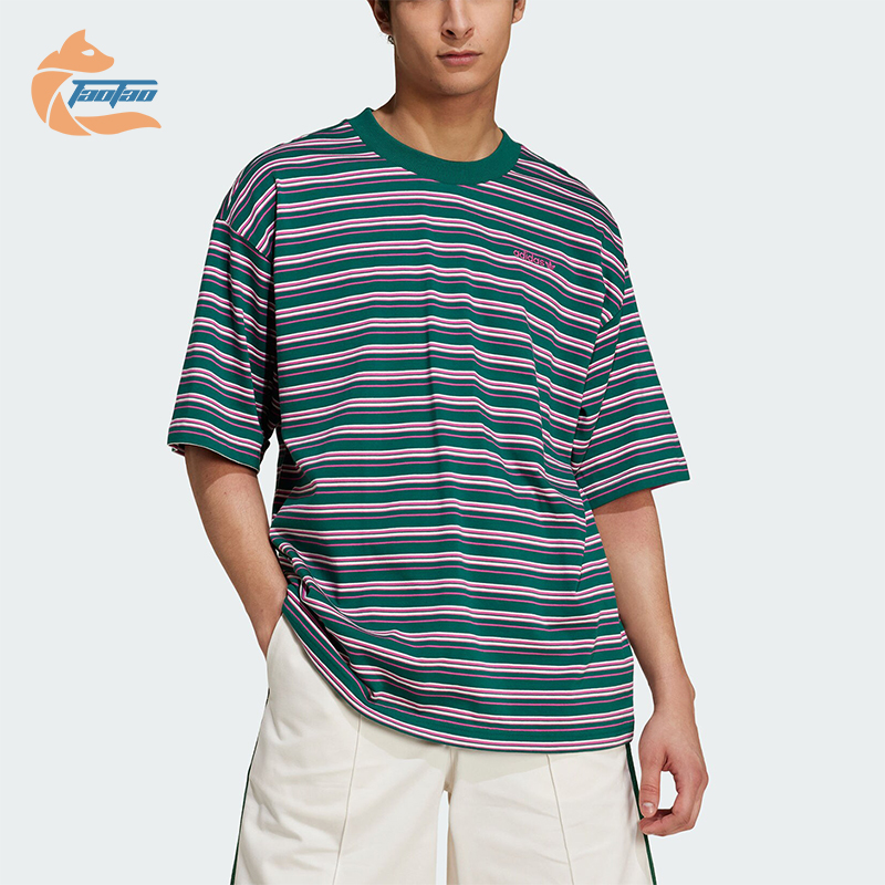 阿迪达斯男士运动休闲短袖