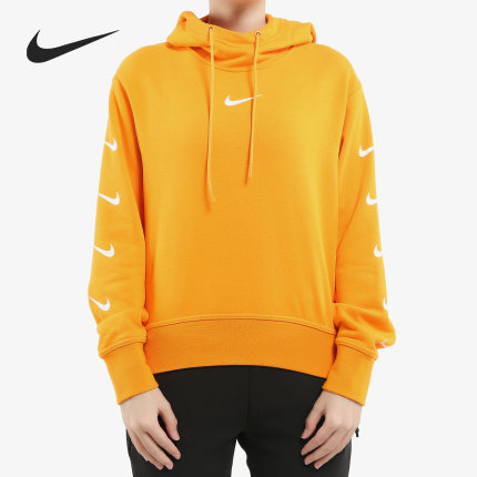Nike/耐克正品2019新款女子串标LOGO运动休闲连帽套头卫衣CD9032