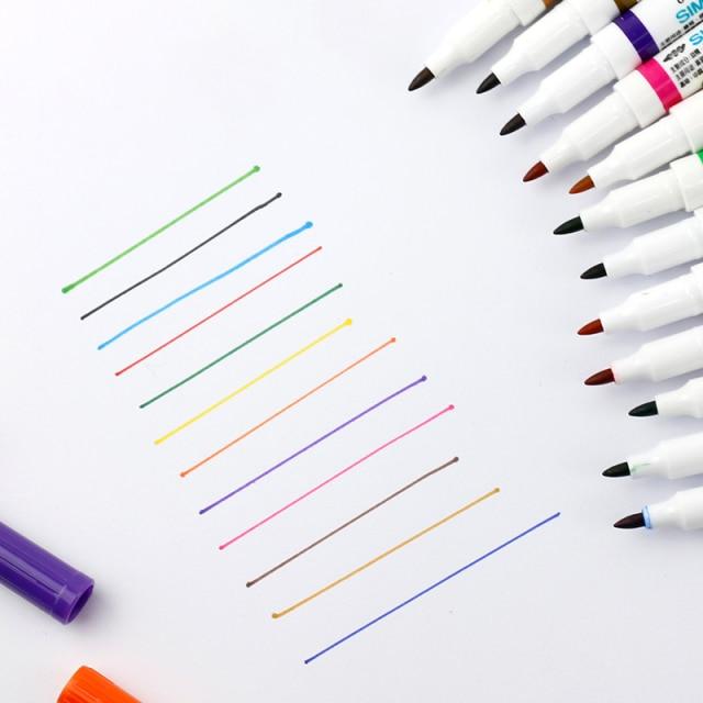 심발리온 라이온 마커 1.0MM 빨간색 이상한 펜 NO.600 도트 펜 마커