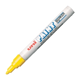 Uni PX-20 Paint Marker Yellow 三菱油漆笔 黄色补漆笔 2.0mm