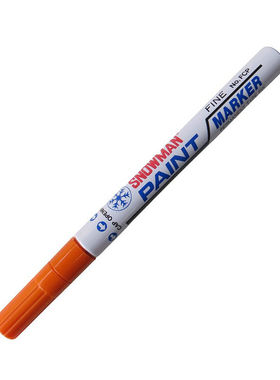 日本 雪人油漆笔 FCP橙色（橘色）漆油笔orange PAINT MARKER