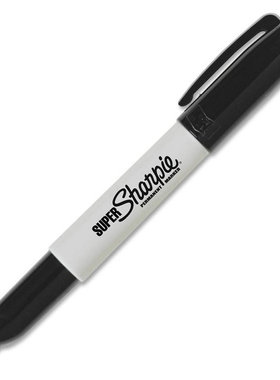 美国进口三福Sharpie粗芯记号笔 33001 Super Permanent Marker