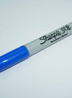 Sharpie 锐意记号笔Permanent Marker 蓝色油性马克笔