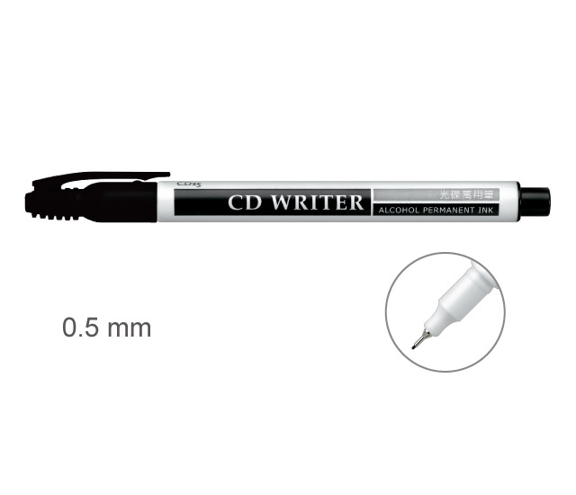 SIMBALION 雄狮 CD25 光碟万用笔 CD WRITER 细芯油性笔 台湾产