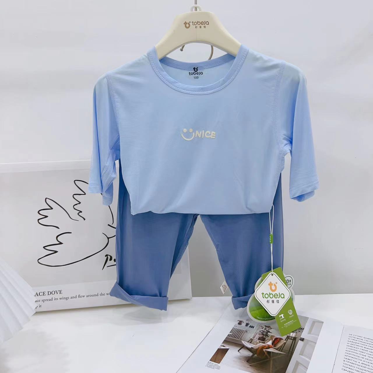 儿童空调服莫代尔彤蓓佳家居服夏