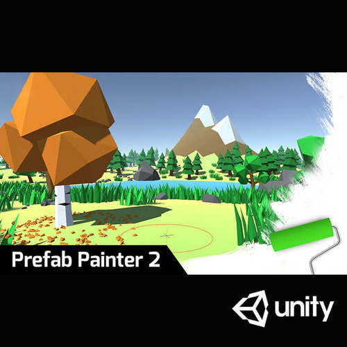 Unity3D 模型地形快速刷草摆放工具Prefab Painter 2 2.8