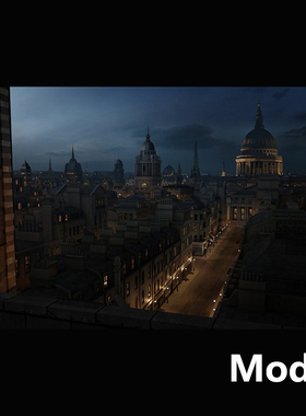 Model Victorian维多利亚建筑kitbash3d模型资源