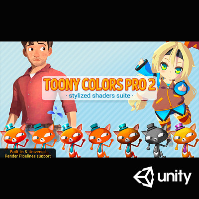 Unity3D 卡通风格化shader着色器Toony Colors Pro 2 2.7.4